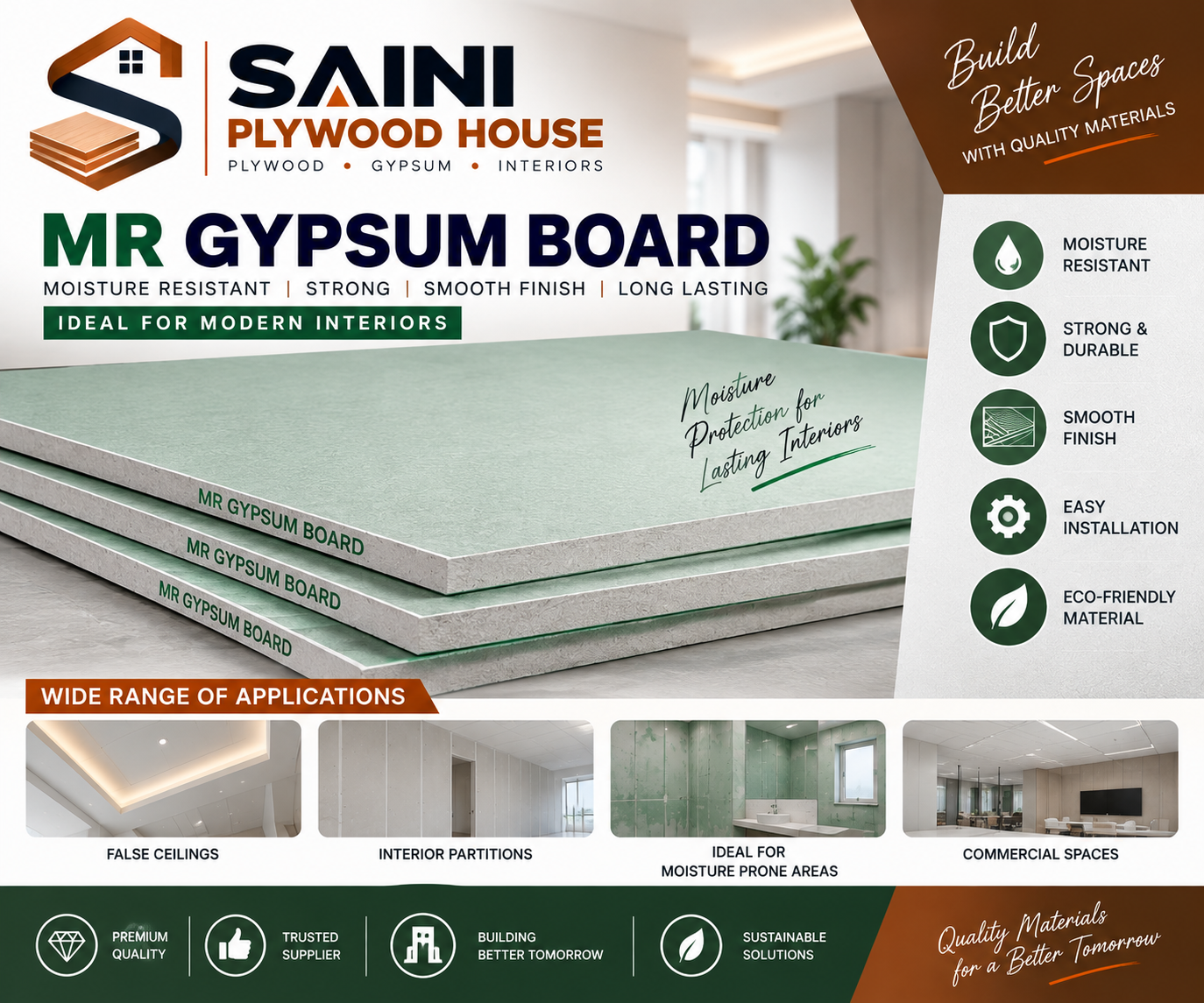 MR Gypsum Board